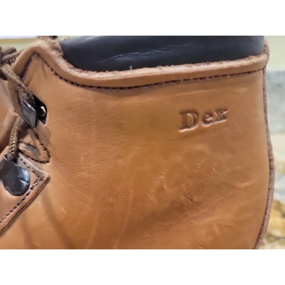 Vintage Dexter Hiking Boots Leather Backpacking Boots W/Vibram Sole, Men's 6.5